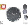 OROLOGIO TONDO CROMATO GR.