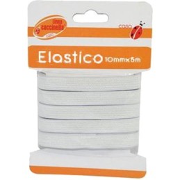 ELASTICO 5MTx10mm BIANCO