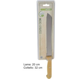 COLTELLO PANE LAMA 20cm M/LEGNO