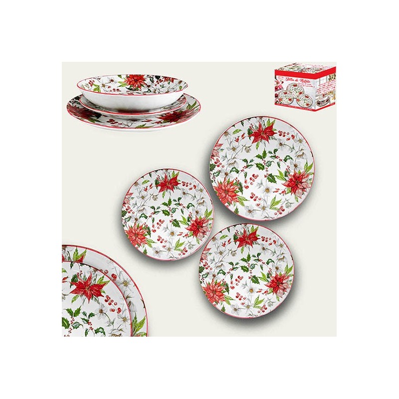 SET 18 PIATTI NATALE 56177