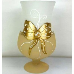 VASO W112 H.30 D.16 CANNES ORO