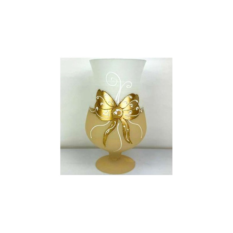 VASO W112 H.30 D.16 CANNES ORO