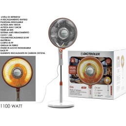 STUFA AL CARBONIO 1100W OSCILLANTE