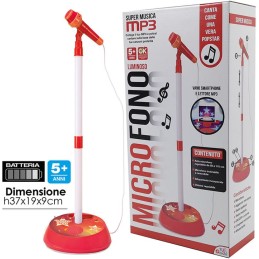 MICROFONO MP3 B/O LU/SUO ROSSO