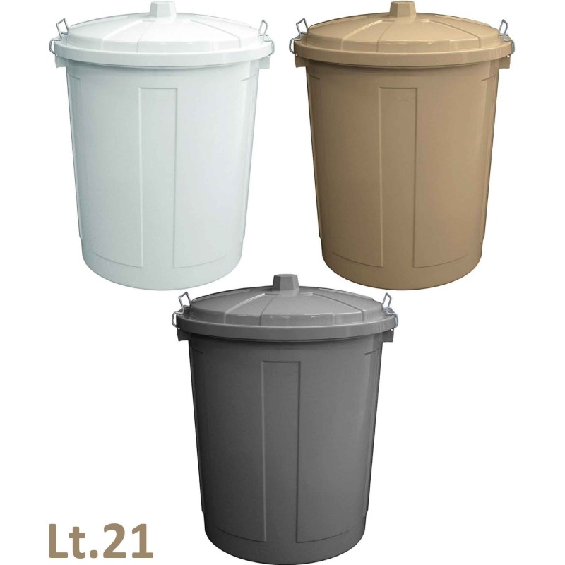 BIDONE 21L MAXI BIN C/CHIUS.