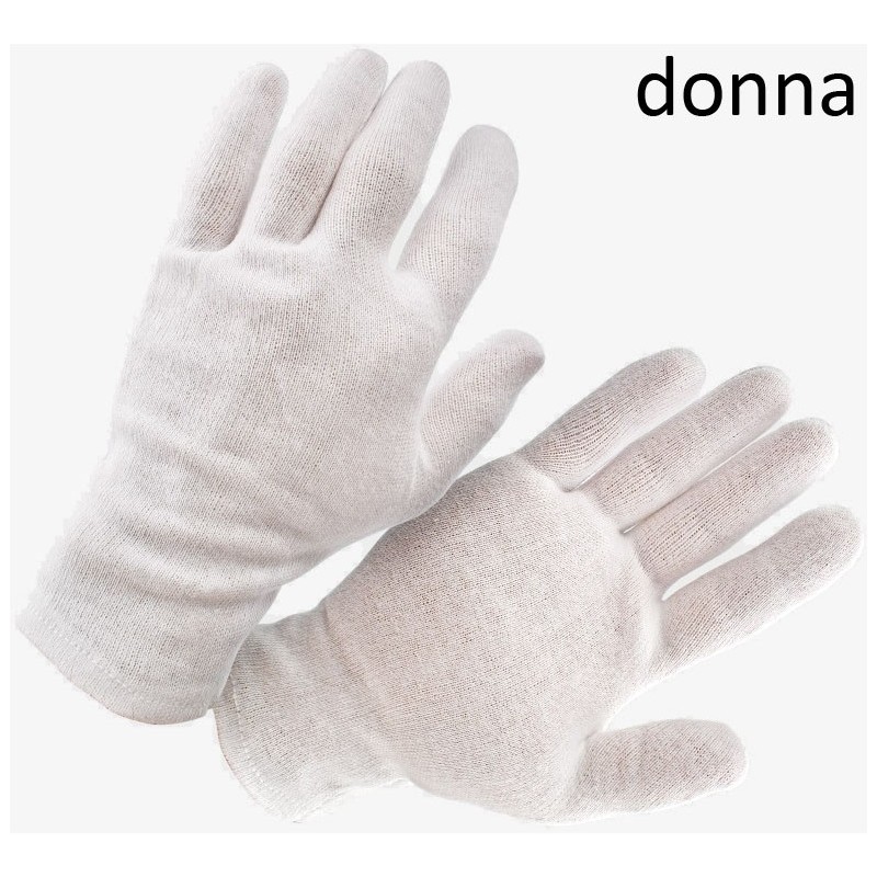 GUANTI SOFT COTONE DONNA CON APPENDINO BRIANTINA PROFESSIONAL