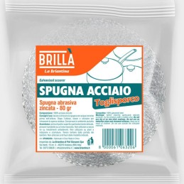 SPUGNA ACCIAIO 80gr. BRILLA