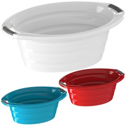 BACINELLA OVALE C/MANICI 25LT