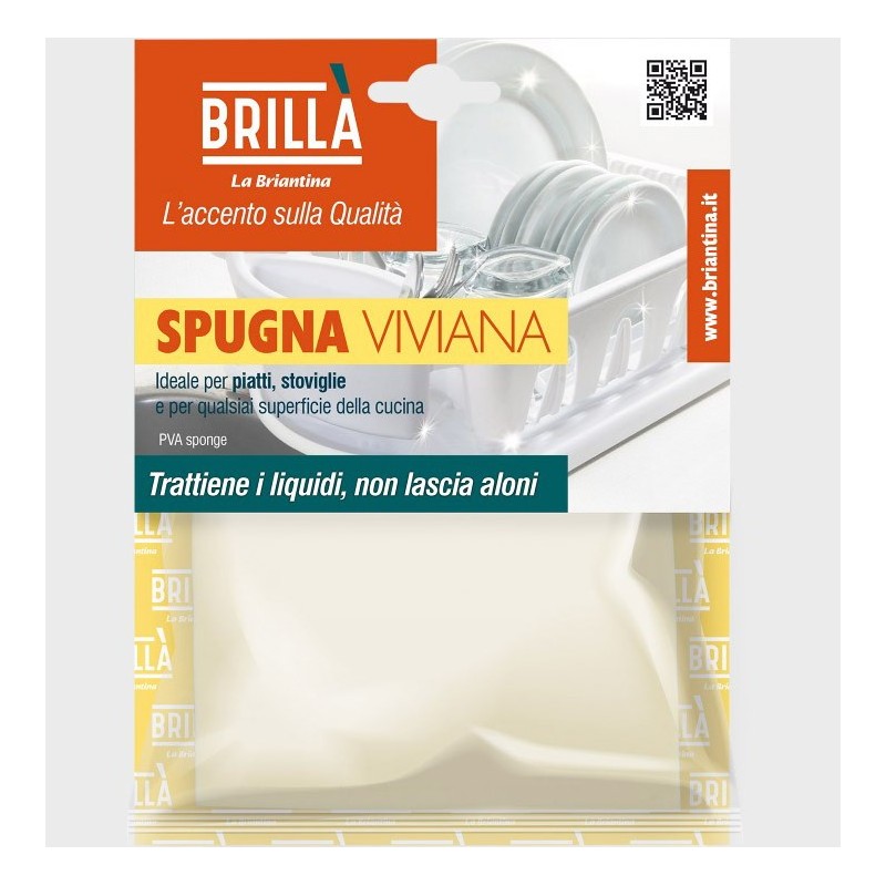 SPUGNA CUCINA VIVIANA PVA BRIANTINA BRILLA