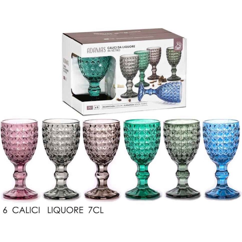 SET 6 CALICI LIQUORE ADAMAS