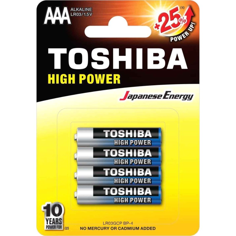 TOSHIBA 4 MINISTILO ALCALINA