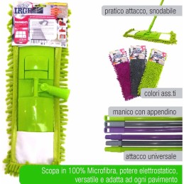 SCOPA MICROFIBRA C/MANICO IRGE