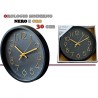 OROLOGIO MODERNO NERO VARALUX
