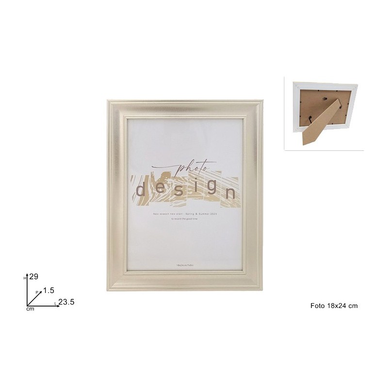 CORNICE PER FOTO 18x24 ARGENTO