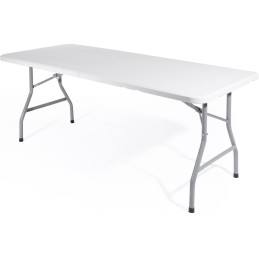 TAVOLO BIRRERIA PIEGHEVOLE BIANCO 180x70x74 BIACCHI