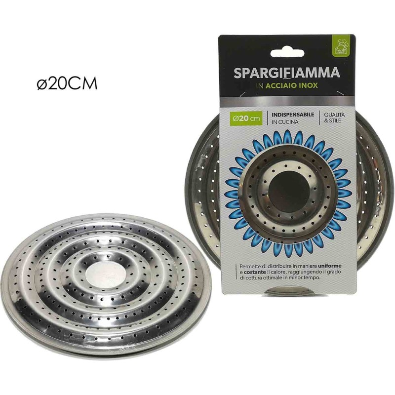 SPARGIFIAMMA IN ACCIAIO 20cm SPARGIFIAMMA IN ACCIAIO 20cm