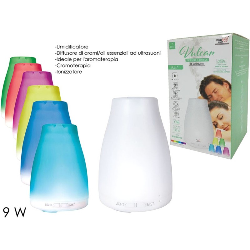 DIFFUSORE DI ESSENZE 9W 5IN1