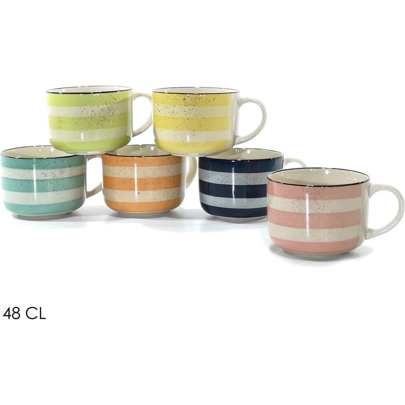 TAZZA PEPPER 48CL 6ASS. GT TAZZA PEPPER 48CL 6ASS. GT