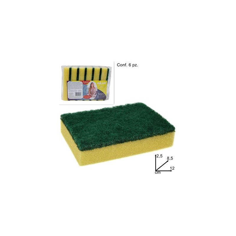 SPUGNE CUCINA SET 6 PZ. SPUGNE CUCINA SET 6 PZ.