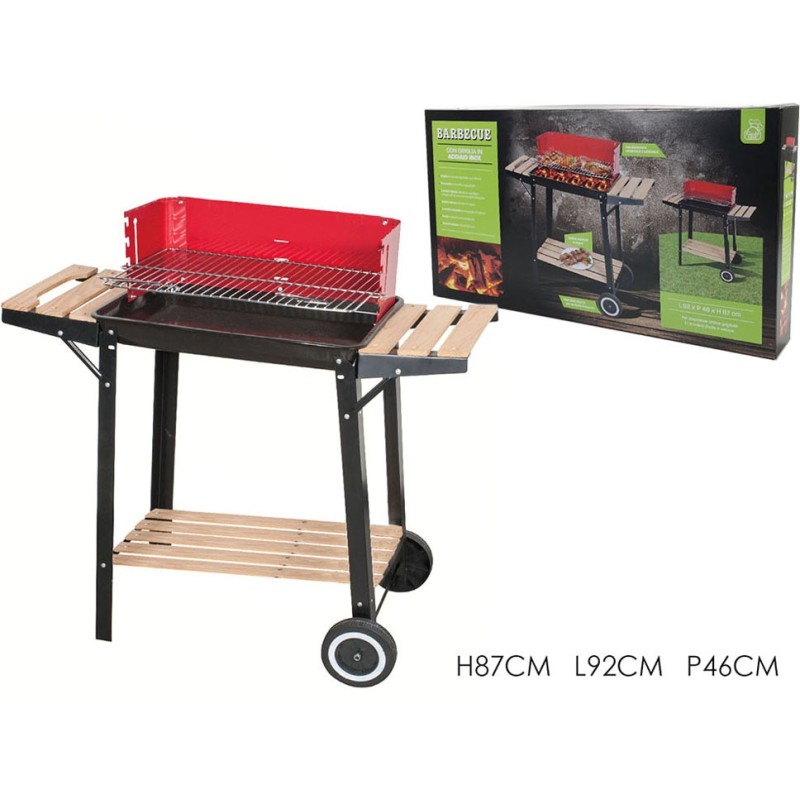 BARBECUE C/RUOTE 92x46x87H GT BARBECUE C/RUOTE 92x46x87H GT