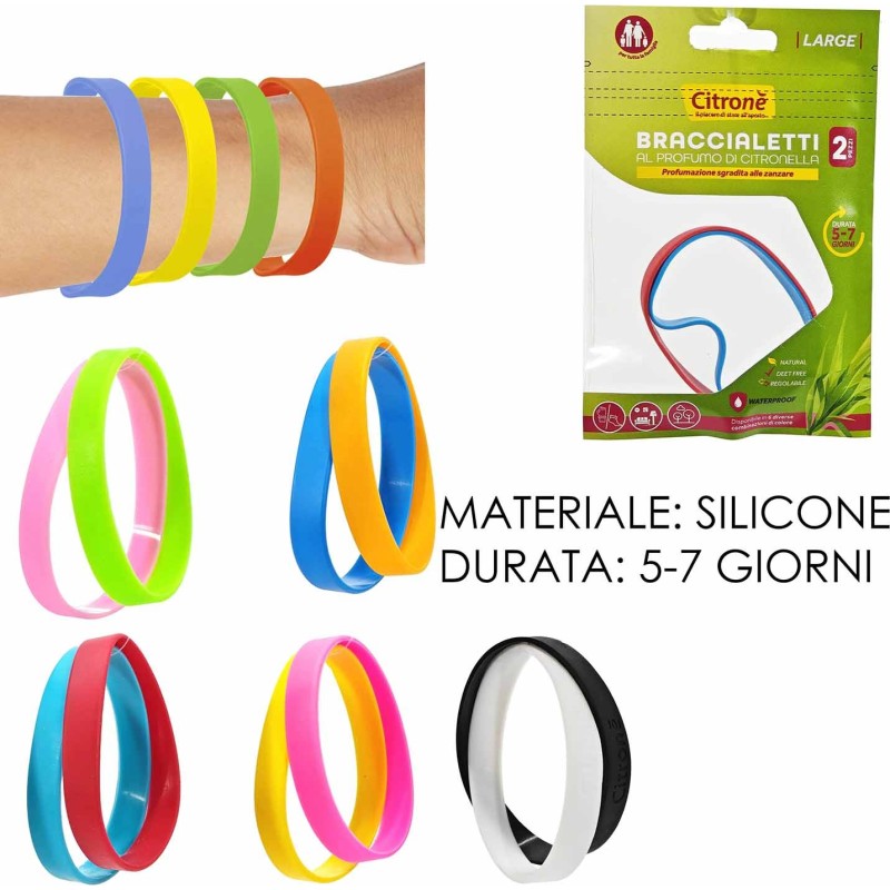 BRACCIALETTI CITRONELLA 2PZ.