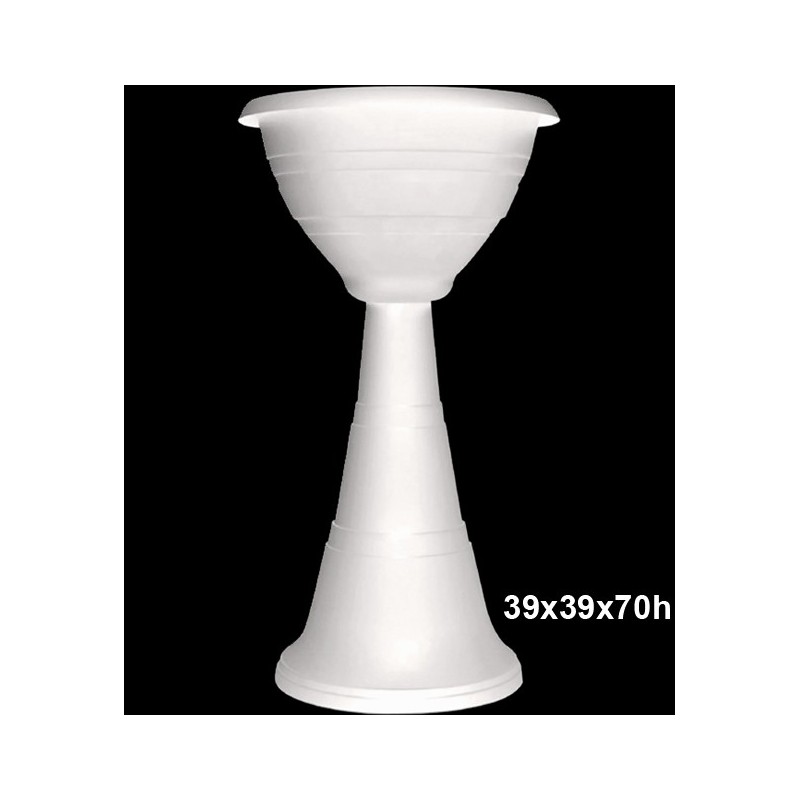 FIORIERA COLONNA 70 BIANCA
