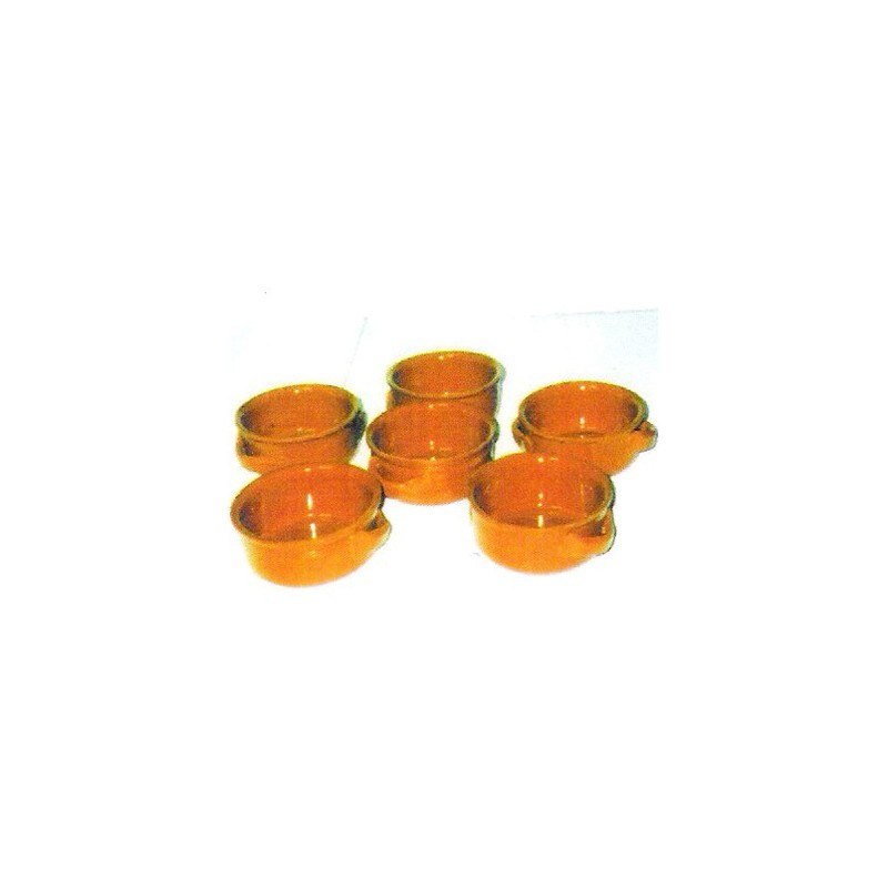 TEGAMINI 6PZ. TERRACOTTA 14cm