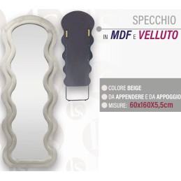 SPECCHIO TORTORA 60x160x5.5cm