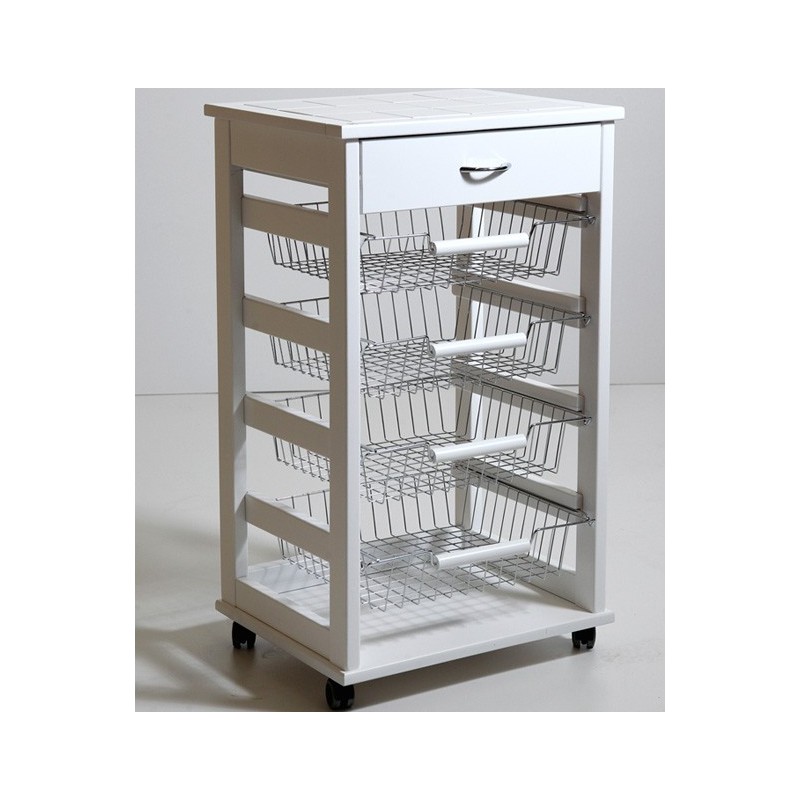 CARRELLO C/CASSETTO BIANCO CARRELLO C/CASSETTO BIANCO