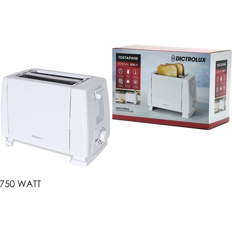 TOSTAPANE 750W BIANCO GT