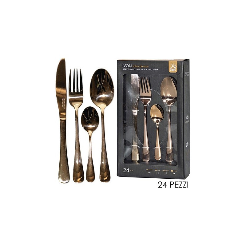 SET POSATE 24PZ IVON COPPER