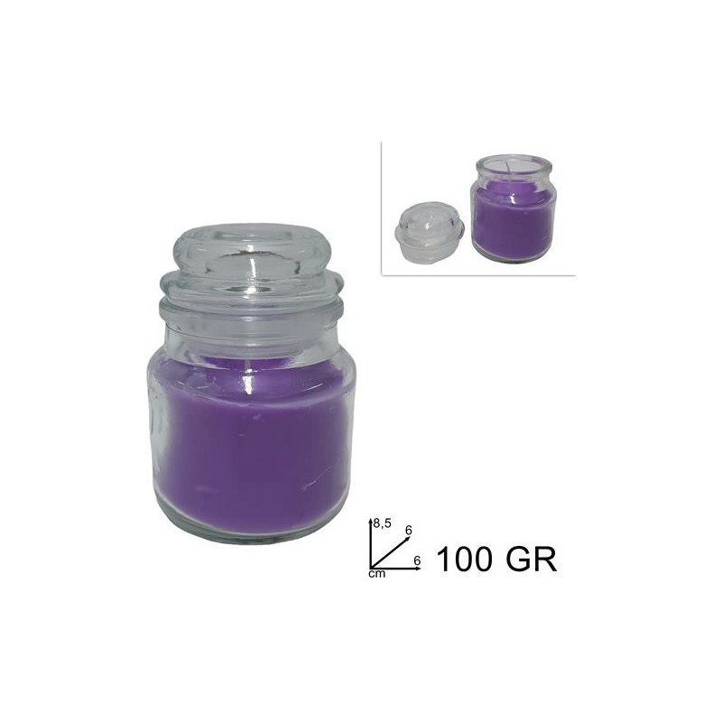 CANDELA PROFUMATA LAVANDA 100g CANDELA PROFUMATA LAVANDA 100g