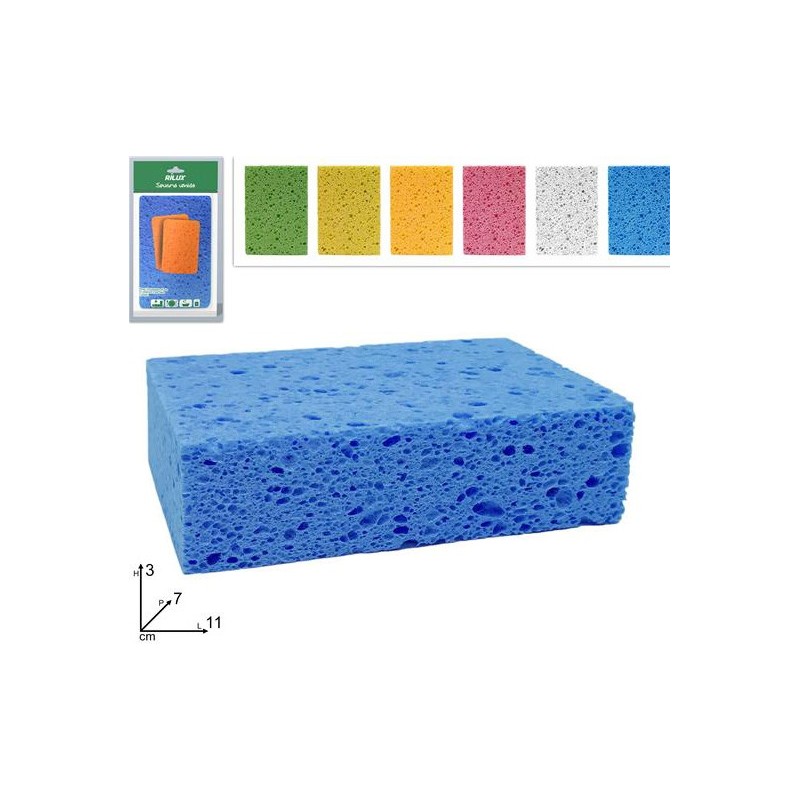 SPUGNA UMIDA 11x7x3  6 COLORI