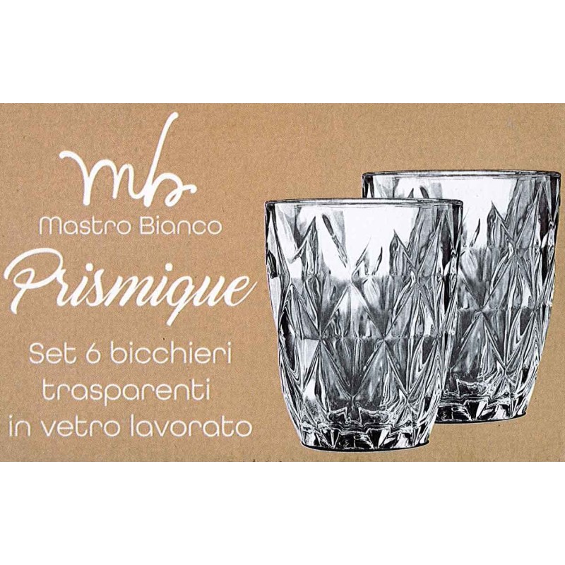BICCHIERI PRISMIQUE 6PZ M.B.