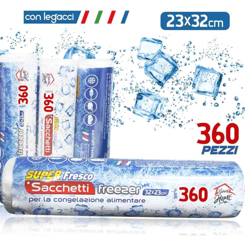SACCHETTI FREEZER 23x32 360PZ