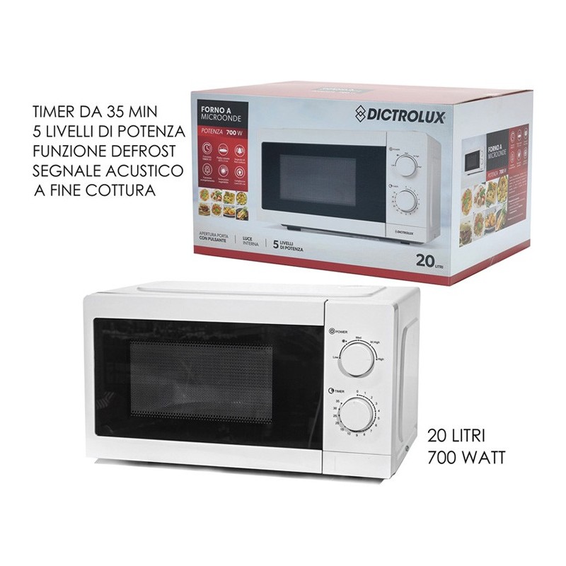 MICROONDE 20LT 700W FORNO GT MICROONDE 20LT 700W FORNO GT