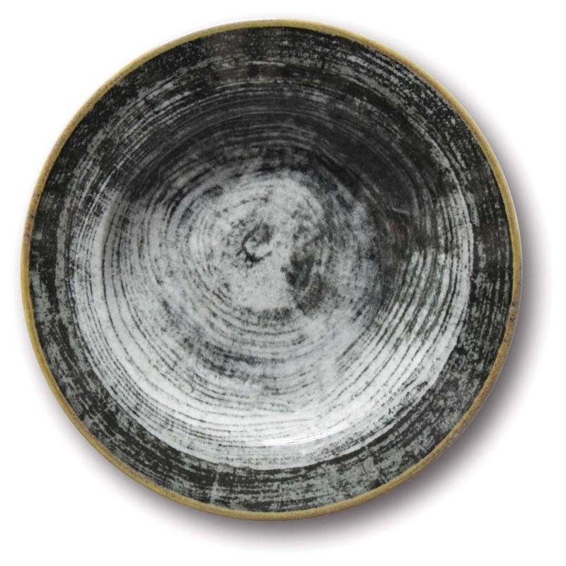 PIATTO ISCHIA FONDO 23cm BLACK