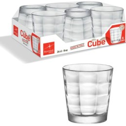 BICCHIERE CUBE X6 ACQUA BORMIOLI