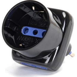 ADATTATORE 3 VIE 10A NERO AIGOSTAR