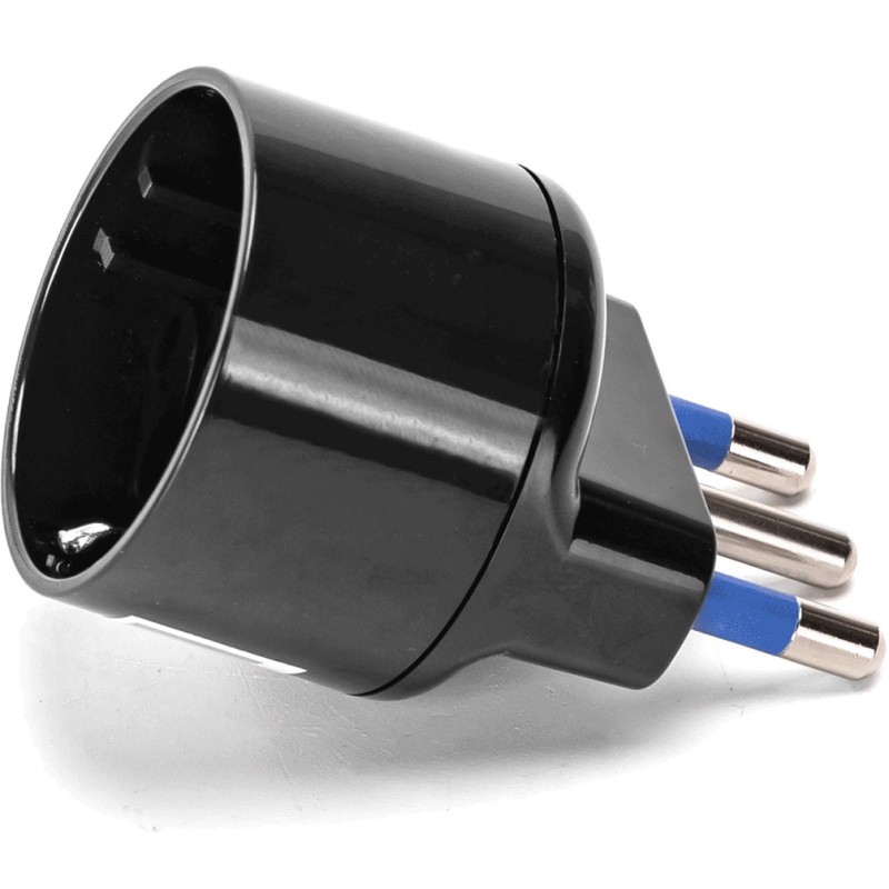 ADATTATORE A 1 VIA 10A NERO AIGOSTAR