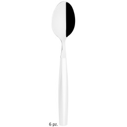 CUCCHIAI TAV. BIANCO EXAGONA 6 PZ. ABERT