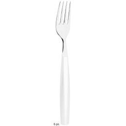 FORCHETTE TAV. BIANCO EXAGONA 6 PZ. ABERT
