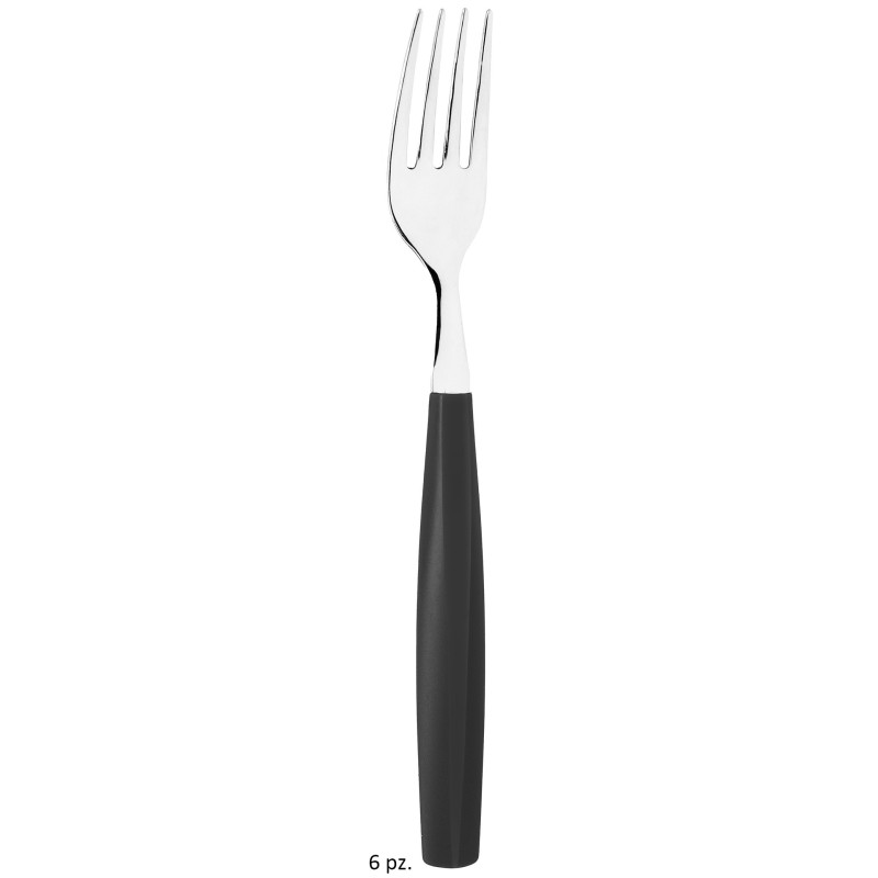 FORCHETTE TAVOLA NERO EXAGONA 6 PZ. ABERT FORCHETTE TAVOLA NERO EXAGONA 6 PZ. ABERT