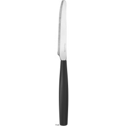 COLTELLI TAVOLA NERO EXAGONA 6 PZ. ABERT