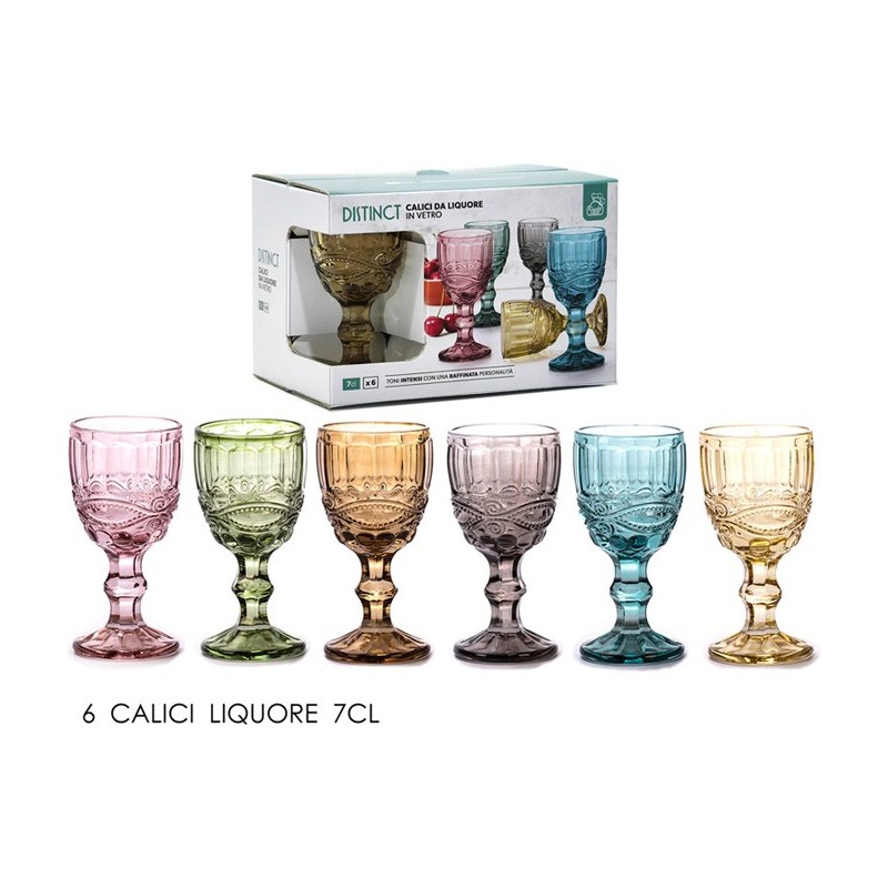 SET 6 CALICI LIQUORE DISTINCT