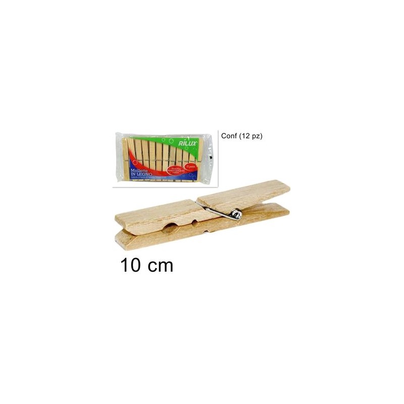 MOLLETTE LEGNO 12PZ.