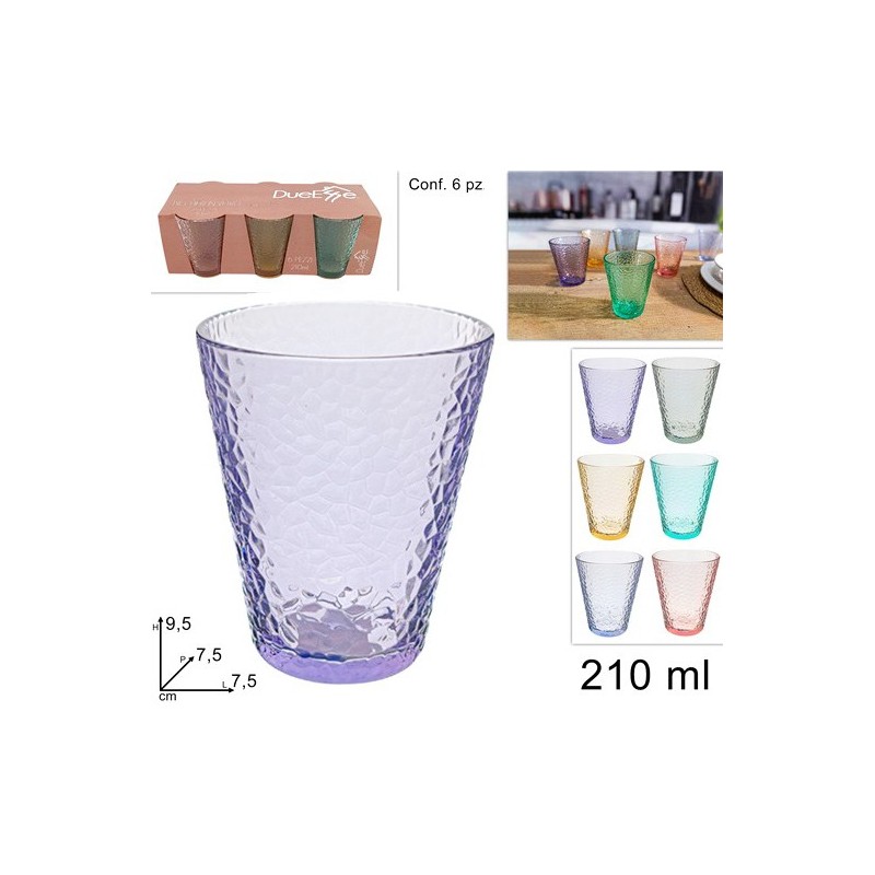 BICCHIERI 210ML SET 6PZ 65507