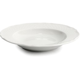 MALAGA PIATTO FONDO 23cm BIANCO SATURNIA
