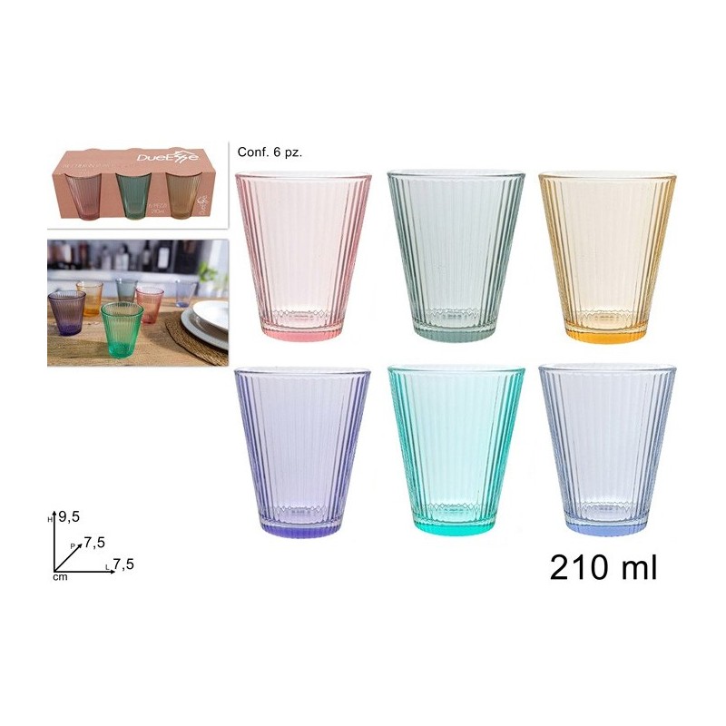 BICCHIERI 210ML SET 6PZ 65512