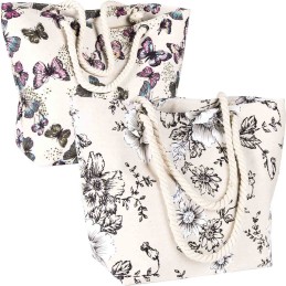 BORSA MARE FIORI M/CORD.